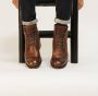 Blackstone GM10 OLD YELLOW LACE UP BOOTS SHEEPSKIN Man Brown - Thumbnail 5