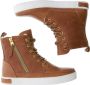 Blackstone Hoge Icon Emily trainers met ritssluiting Bruin Dames - Thumbnail 14