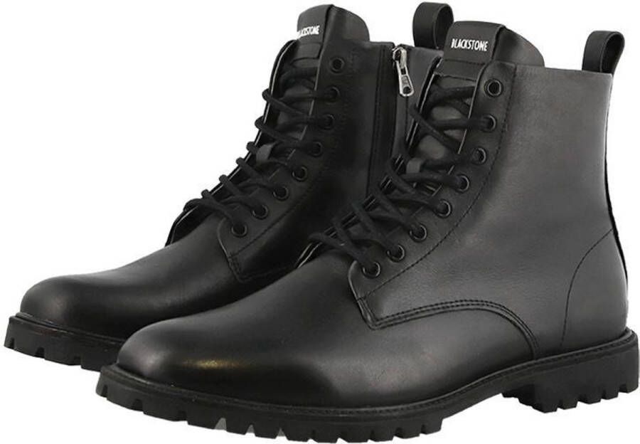 Blackstone Jaxon Black Lace-ups Man Black