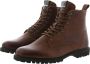 Blackstone SG49 OLD YELLOW LACE UP BOOT SHEEPSKIN Man Brown - Thumbnail 6