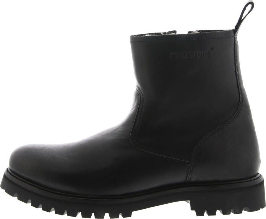 Blackstone Winter leren laarzen met rits Black Heren - Foto 9