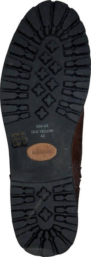 BLACKSTONE Enkelboots Heren Om63 Maat: 46 Materiaal: Leer Kleur: Bruin - Foto 14