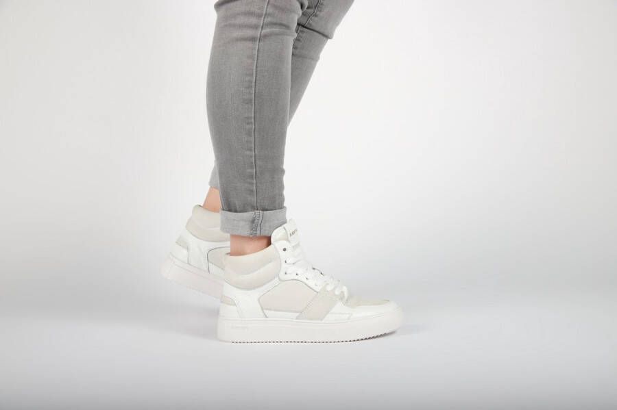 Blackstone KEYLA XW42 White Sneaker (high) Dames White
