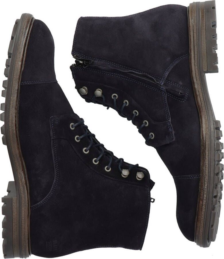 Blackstone Ug20 Navy High TOP Suede Boots Blauw Heren - Foto 4