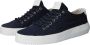Blackstone Morgan Zg30 Navy Canvas LOW Sneaker Blauw Heren - Thumbnail 3