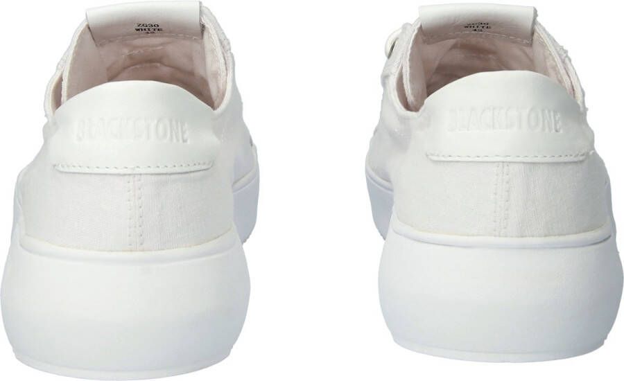 Blackstone MORGAN ZG30 WHITE CANVAS LOW SNEAKER Man White