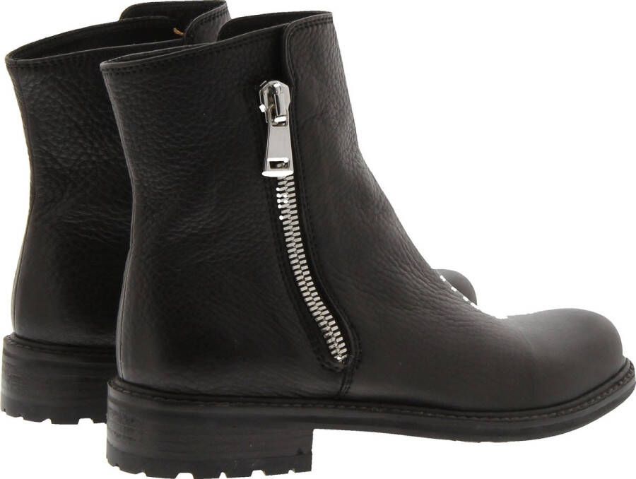 Blackstone QL04 BLACK ZIPPER BOOT Vrouw Black