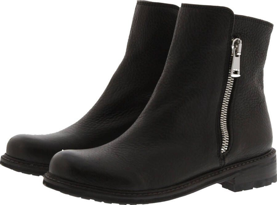 Blackstone QL04 BLACK ZIPPER BOOT Vrouw Black