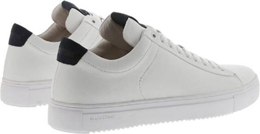 Blackstone RM50 WHITE DARK DENIM LOW SNEAKER Man White