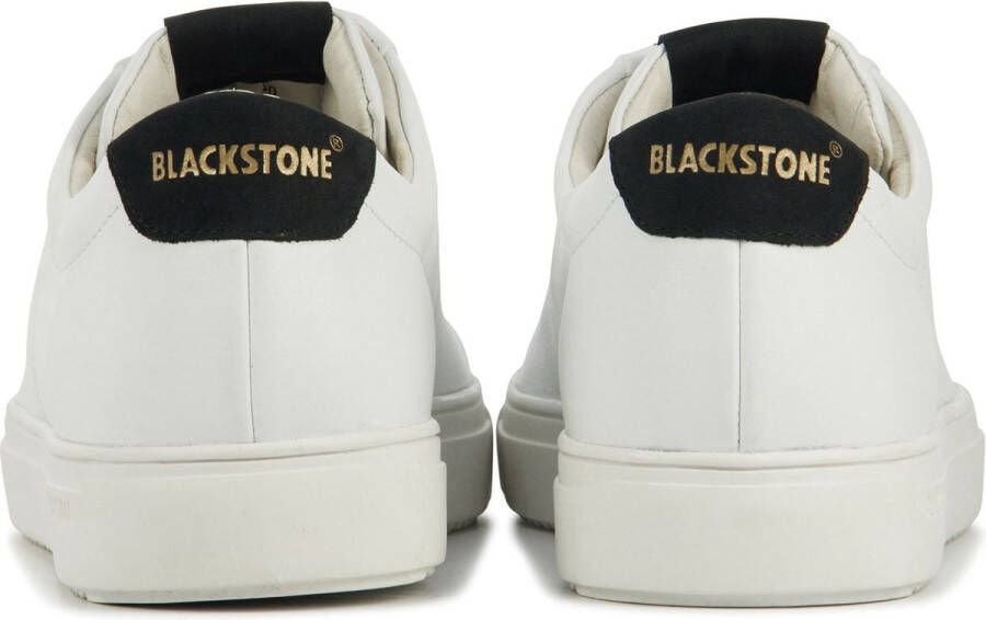 Blackstone RM50 WHITE DARK DENIM LOW SNEAKER Man White