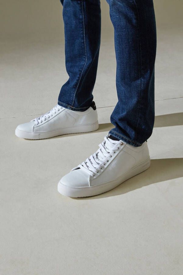 Blackstone RM50 WHITE DARK DENIM LOW SNEAKER Man White