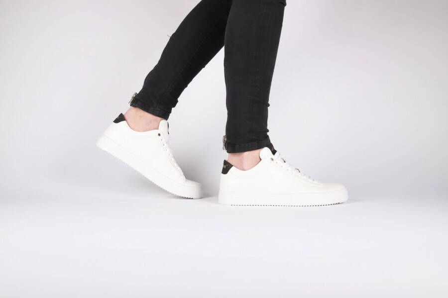 Blackstone RM50 WHITE NERO LOW SNEAKER Man White