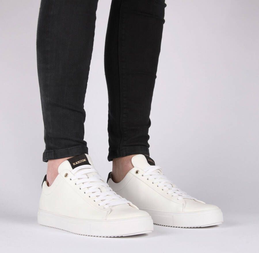 Blackstone RM50 WHITE NERO LOW SNEAKER Man White