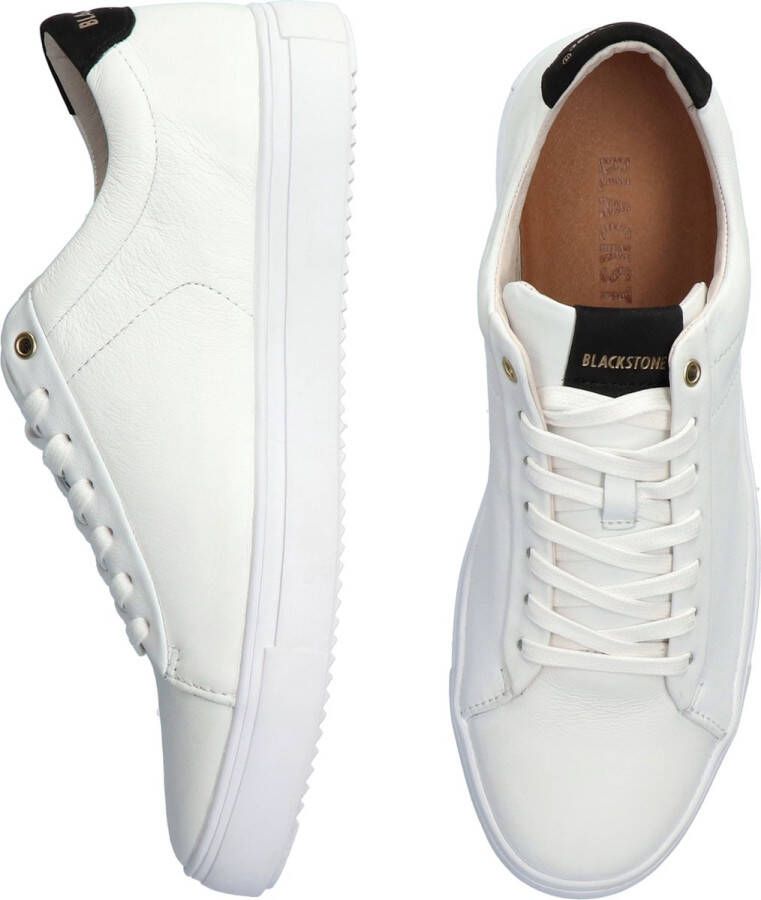 Blackstone Roger Low White-black Sneaker (low) Man White