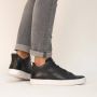 Blackstone Navy Leren Sneaker met Rubberen Cupzool Blue Heren - Thumbnail 3