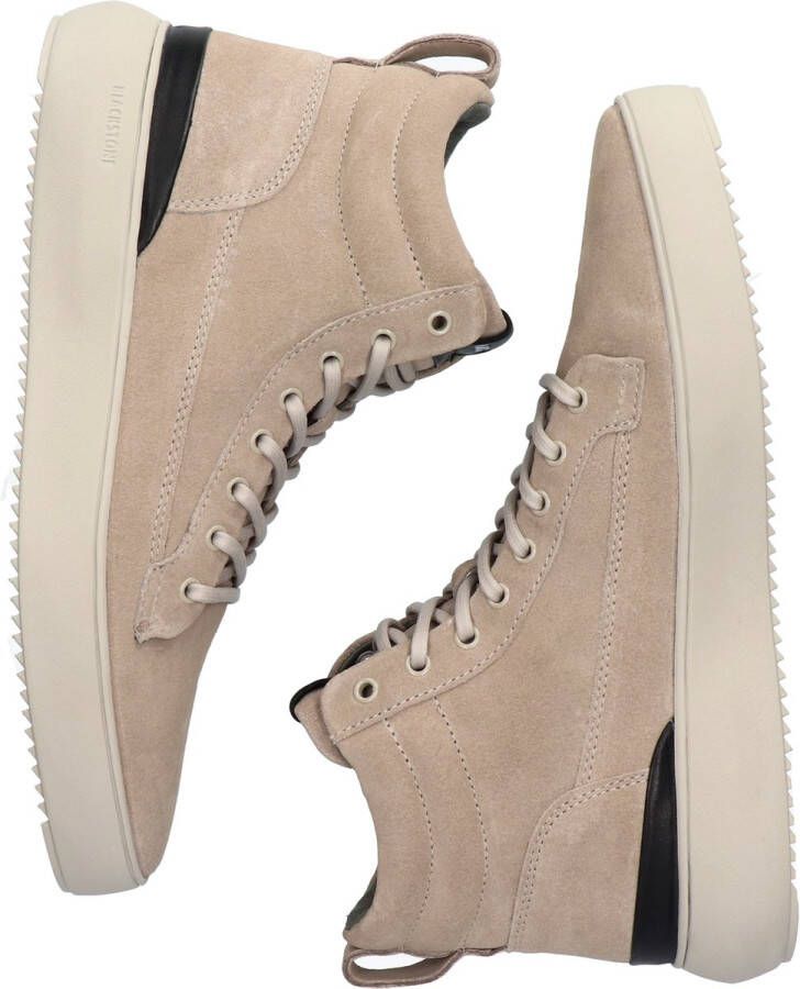Blackstone SOLEY YG12 WEATHERED TEAK HIGH SNEAKER Man Beige - Foto 10