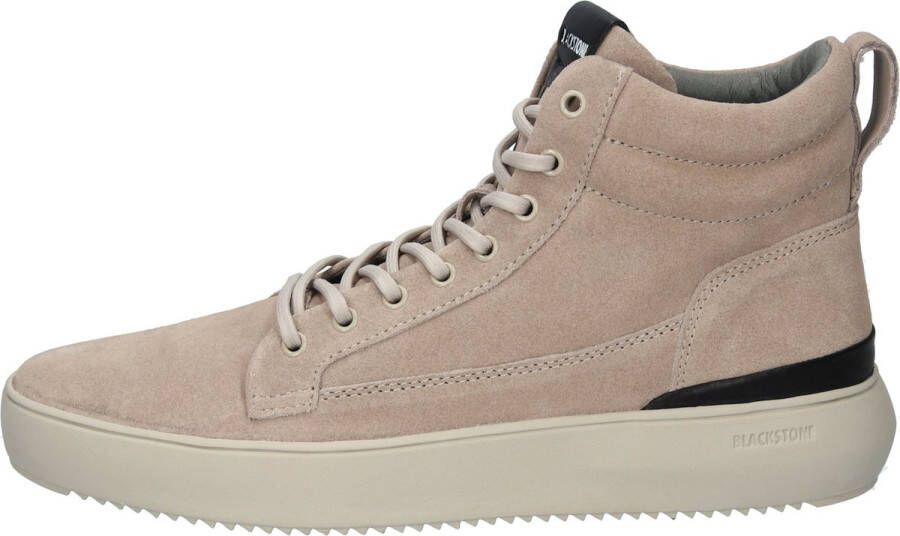 Blackstone SOLEY YG12 WEATHERED TEAK HIGH SNEAKER Man Beige - Foto 12