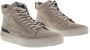 Blackstone SOLEY YG12 WEATHERED TEAK HIGH SNEAKER Man Beige - Thumbnail 15