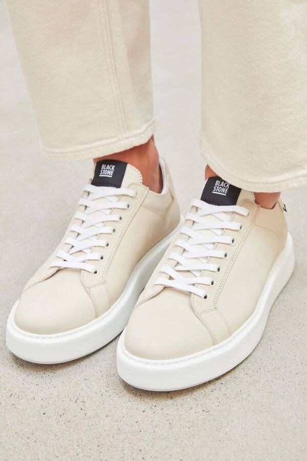 Blackstone STANLEY XG10 ALMOND MILK LOW SNEAKER Man Beige