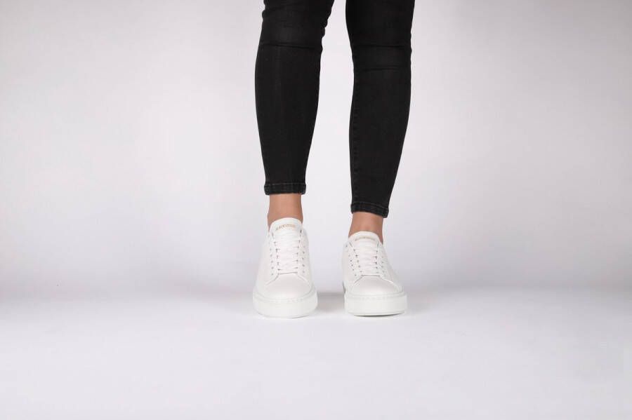 Blackstone Vl77 Lage sneakers Leren Sneaker Dames Wit - Foto 11