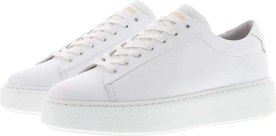 Blackstone Vl77 Lage sneakers Leren Sneaker Dames Wit - Foto 12