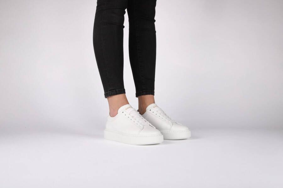 Blackstone Vl77 Lage sneakers Leren Sneaker Dames Wit - Foto 10