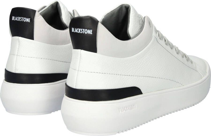 Blackstone TREVOR YG21 WHITE MID-SNEAKER Man White