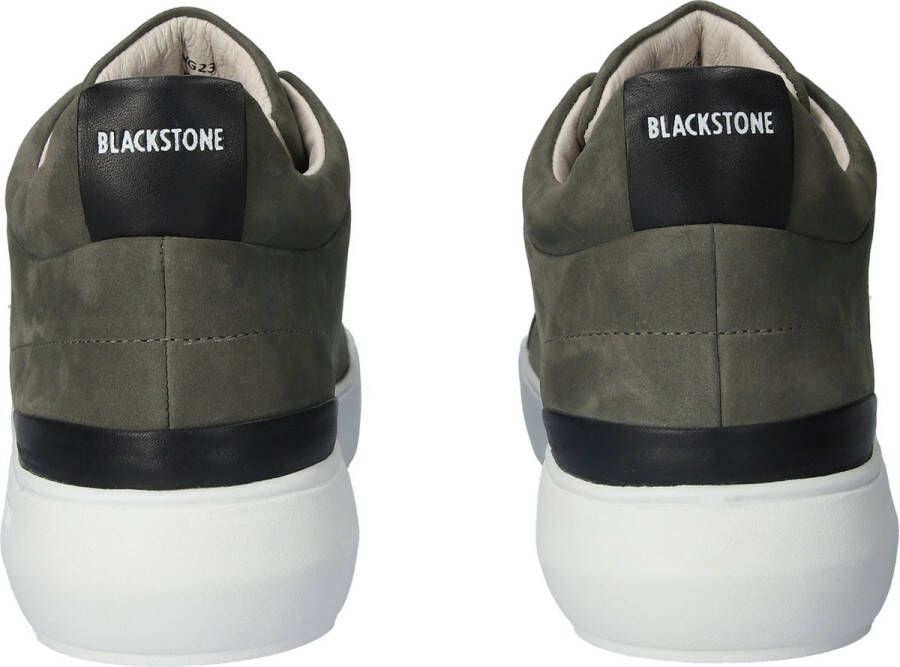 Blackstone TREVOR YG23 MULLET BASIL MID-SNEAKER Man MULLET BASIL