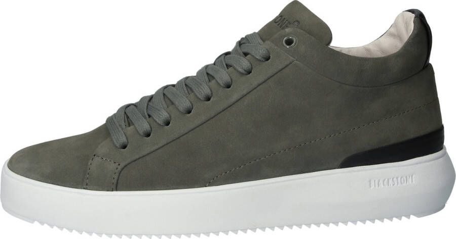 Blackstone TREVOR YG23 MULLET BASIL MID-SNEAKER Man MULLET BASIL