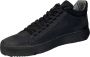 Blackstone YG23 Nero sneakers Nubuck sneakers Zwarte schoenen - Heren schoenen sluiting veters - Thumbnail 9