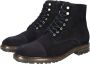 Blackstone Ug20 Navy High TOP Suede Boots Blauw Heren - Thumbnail 2