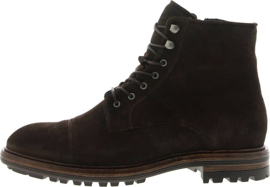 Blackstone UG20 SOUL BROWN HIGH TOP SUEDE BOOTS Man Brown