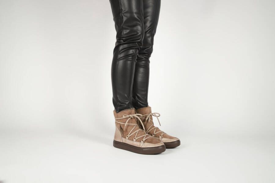 Blackstone Uki Fossil Boots Vrouw Brown