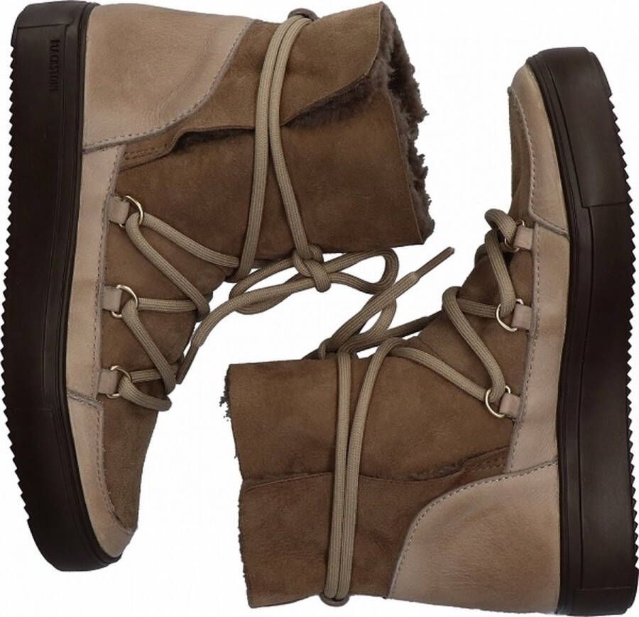 Blackstone Uki Fossil Boots Vrouw Brown