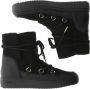 Blackstone UKI UL87 NERO HIGH-TOP SHEEPSKIN Vrouw Black - Thumbnail 12