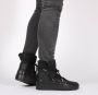Blackstone UKI UL87 NERO HIGH-TOP SHEEPSKIN Vrouw Black - Thumbnail 13