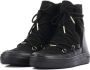 Blackstone UKI UL87 NERO HIGH-TOP SHEEPSKIN Vrouw Black - Thumbnail 7
