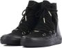 Blackstone UKI Ul87 Nero High-Top Sheepskin Black Dames - Thumbnail 7