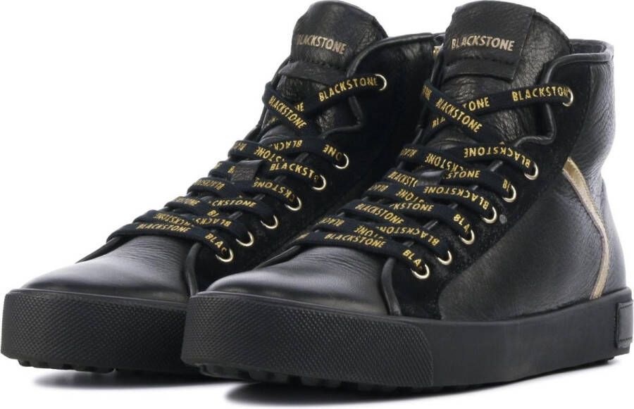 Blackstone UKI UL87 NERO HIGH-TOP SHEEPSKIN Vrouw Black