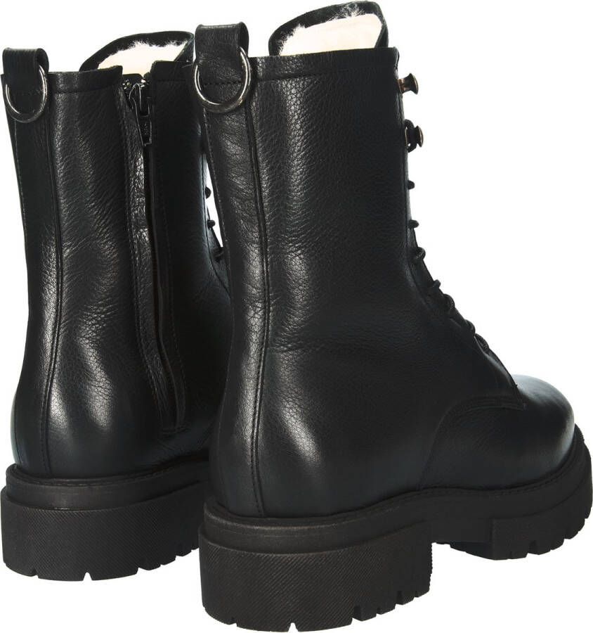 Blackstone UL85 BLACK LEATHER BOOT FUR Vrouw Black