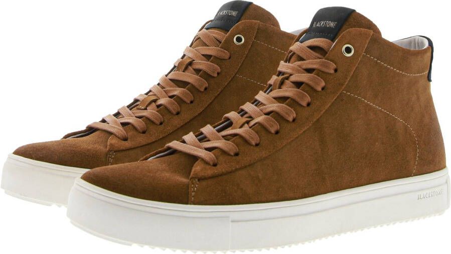 Blackstone VG07 TABACCO MID-TOP SNEAKER Man Brown