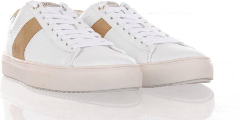 Blackstone VG09 WHITE CURRY LOW Sneaker Man White
