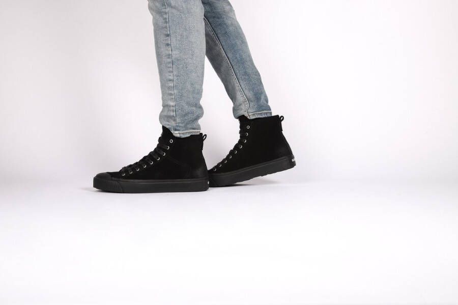 Blackstone WG62 BLACK HIGH SNEAKER Man Black