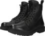 Blackstone WL02 BLACK LACE UP BOOT SHEEPSKIN Vrouw Black - Thumbnail 6