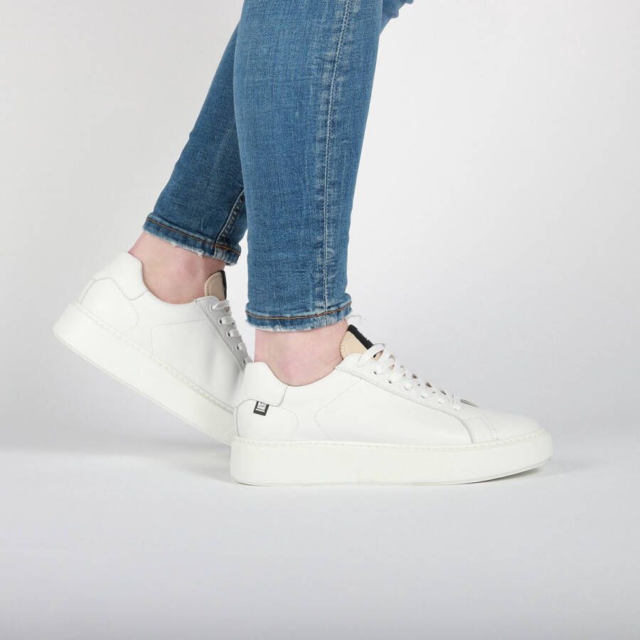 Blackstone XL21 WHITE LOW SNEAKER Vrouw White