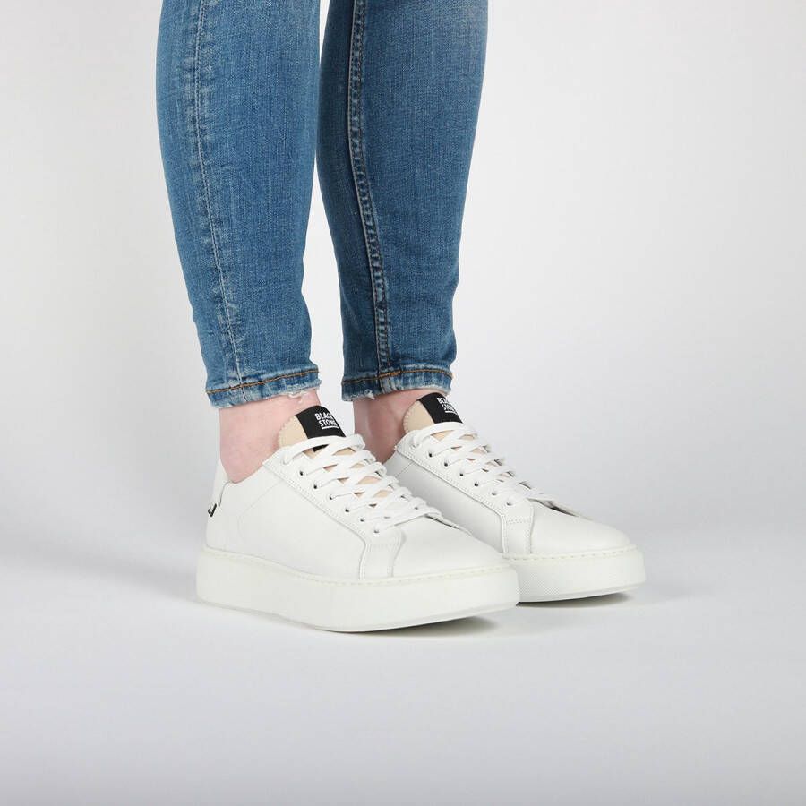 Blackstone XL21 WHITE LOW SNEAKER Vrouw White