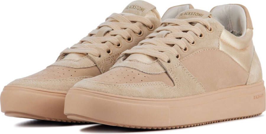 Blackstone XW41 HAZELNUT LOW SNEAKER Vrouw Beige