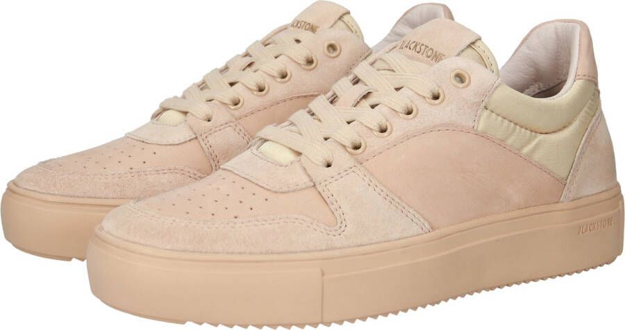 Blackstone XW41 HAZELNUT LOW SNEAKER Vrouw Beige