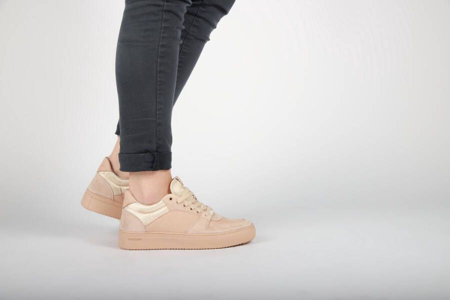 Blackstone XW41 HAZELNUT LOW SNEAKER Vrouw Beige