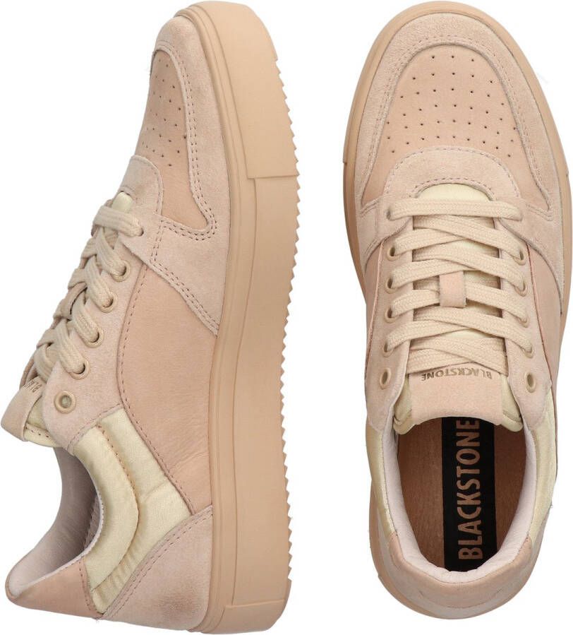 Blackstone XW41 HAZELNUT LOW SNEAKER Vrouw Beige